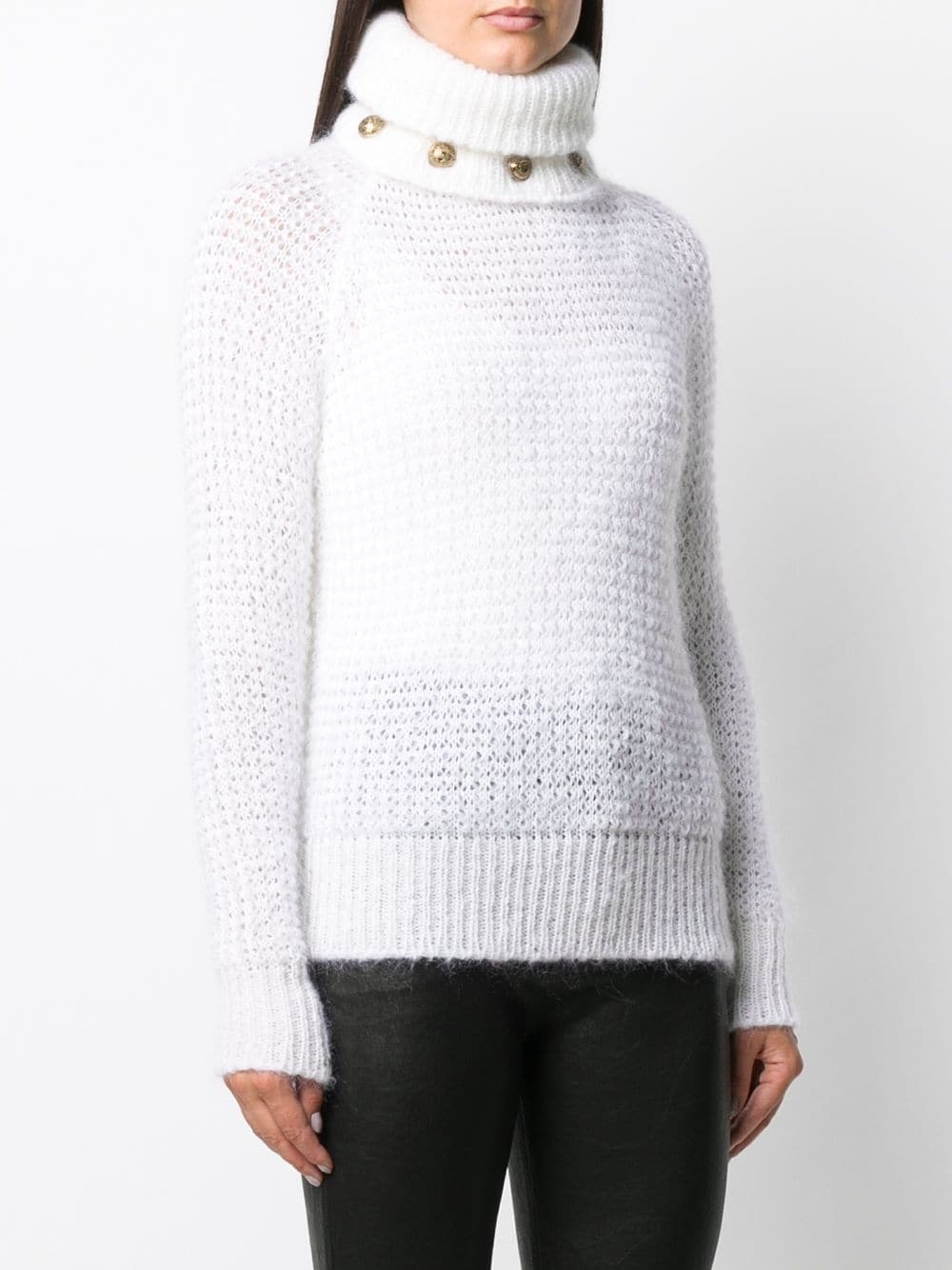 knitted turtleneck jumper - 3