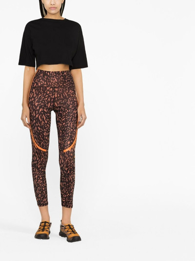 adidas graphic-print high-waisted leggings outlook