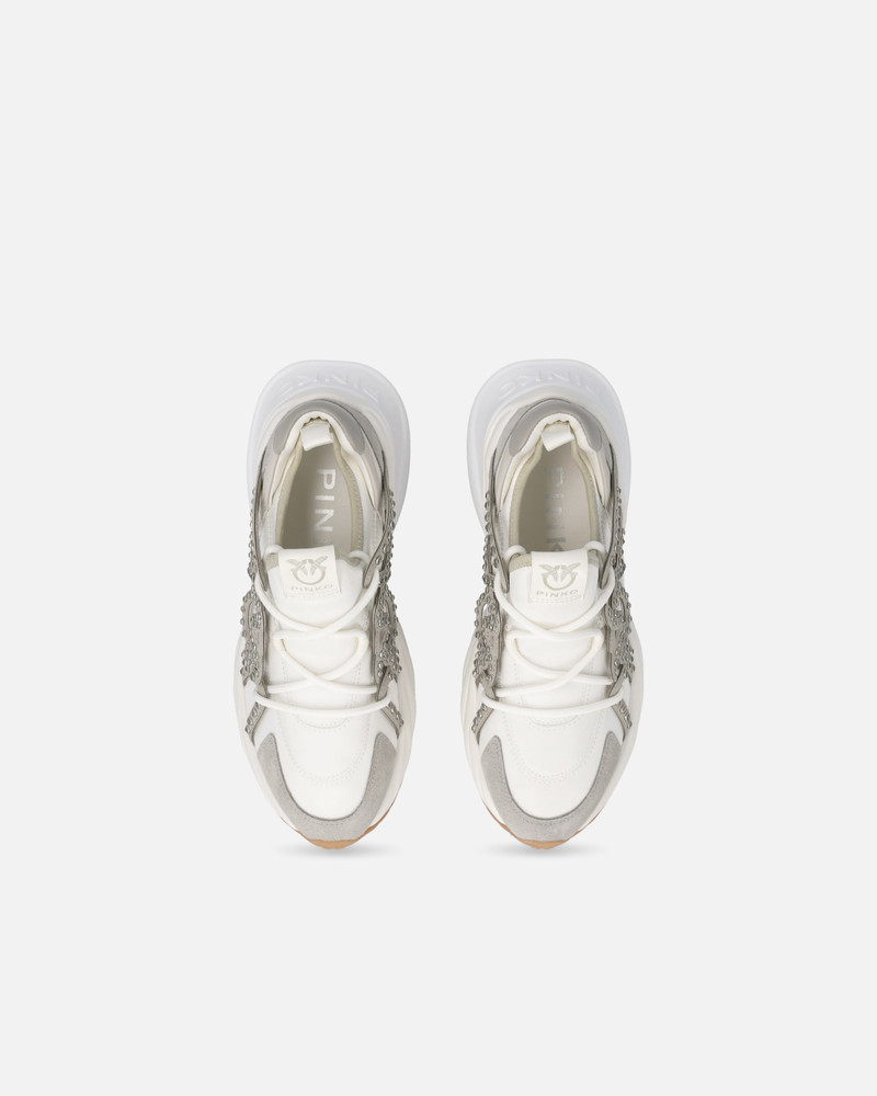 ARIEL SNEAKERS WITH LACES AND RHINESTONES 9