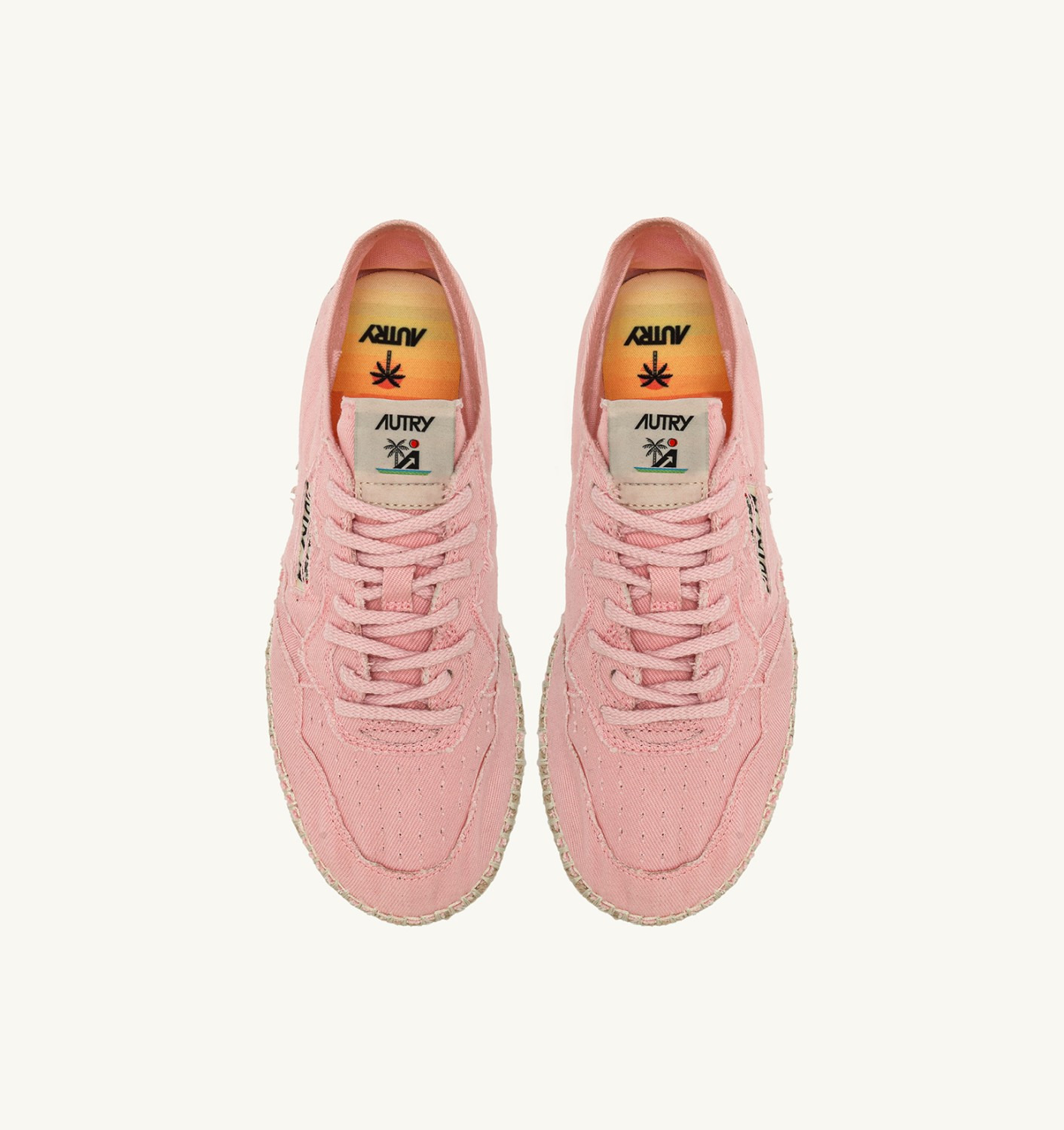 SANDY ESPADRILLES IN PINK CANVAS - 5