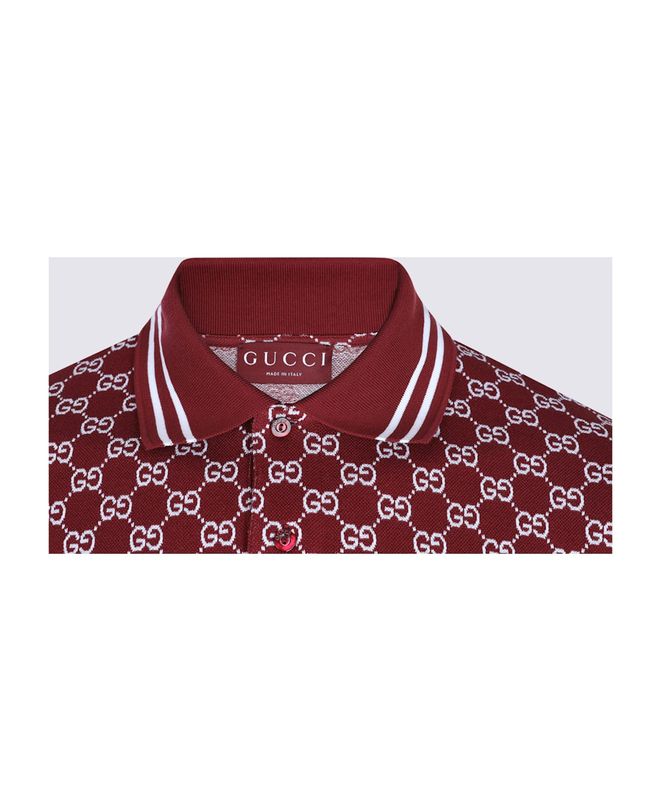 Red Ancora Cotton Polo Shirt - 3