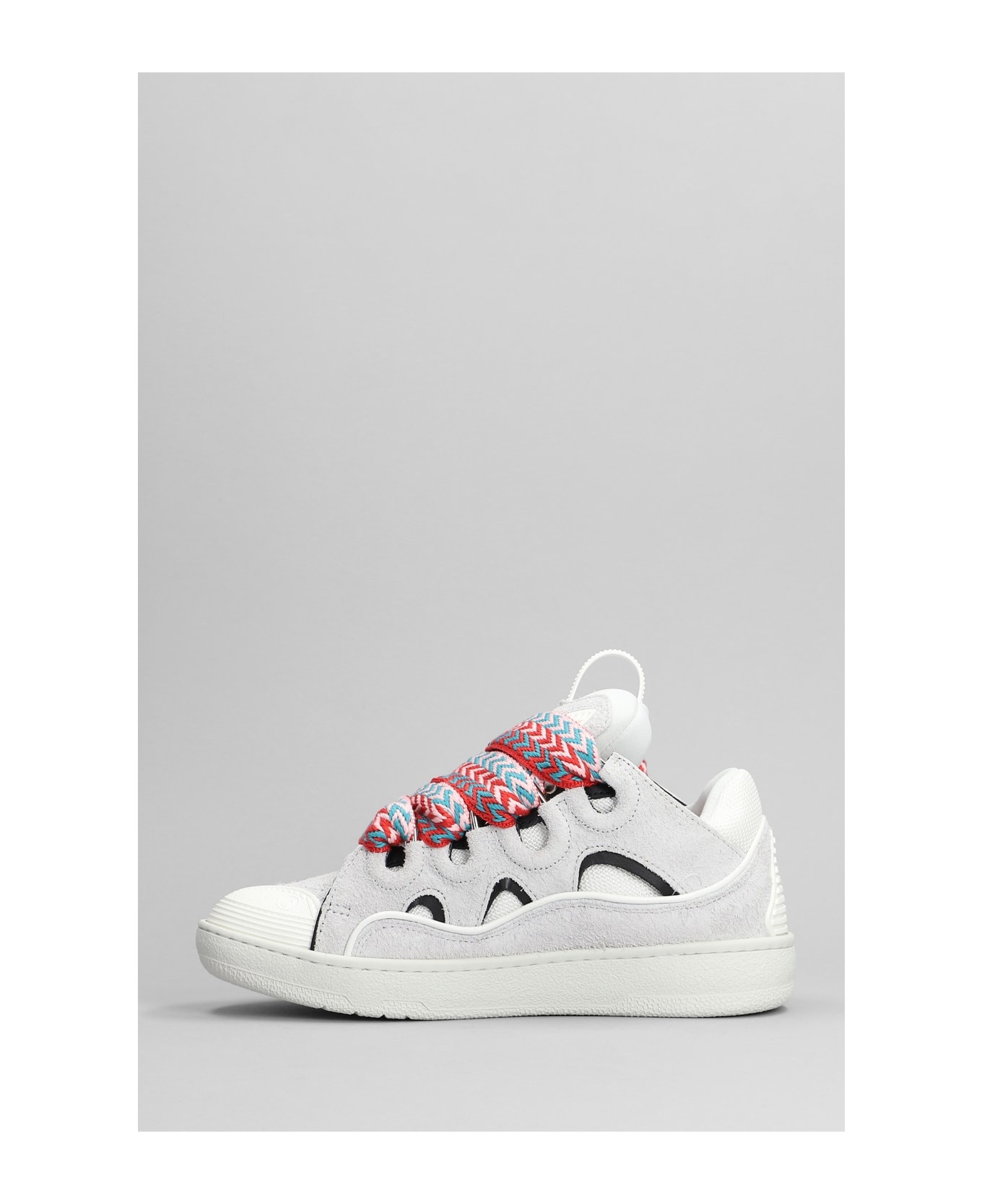 Curb Sneakers In White Leather - 3