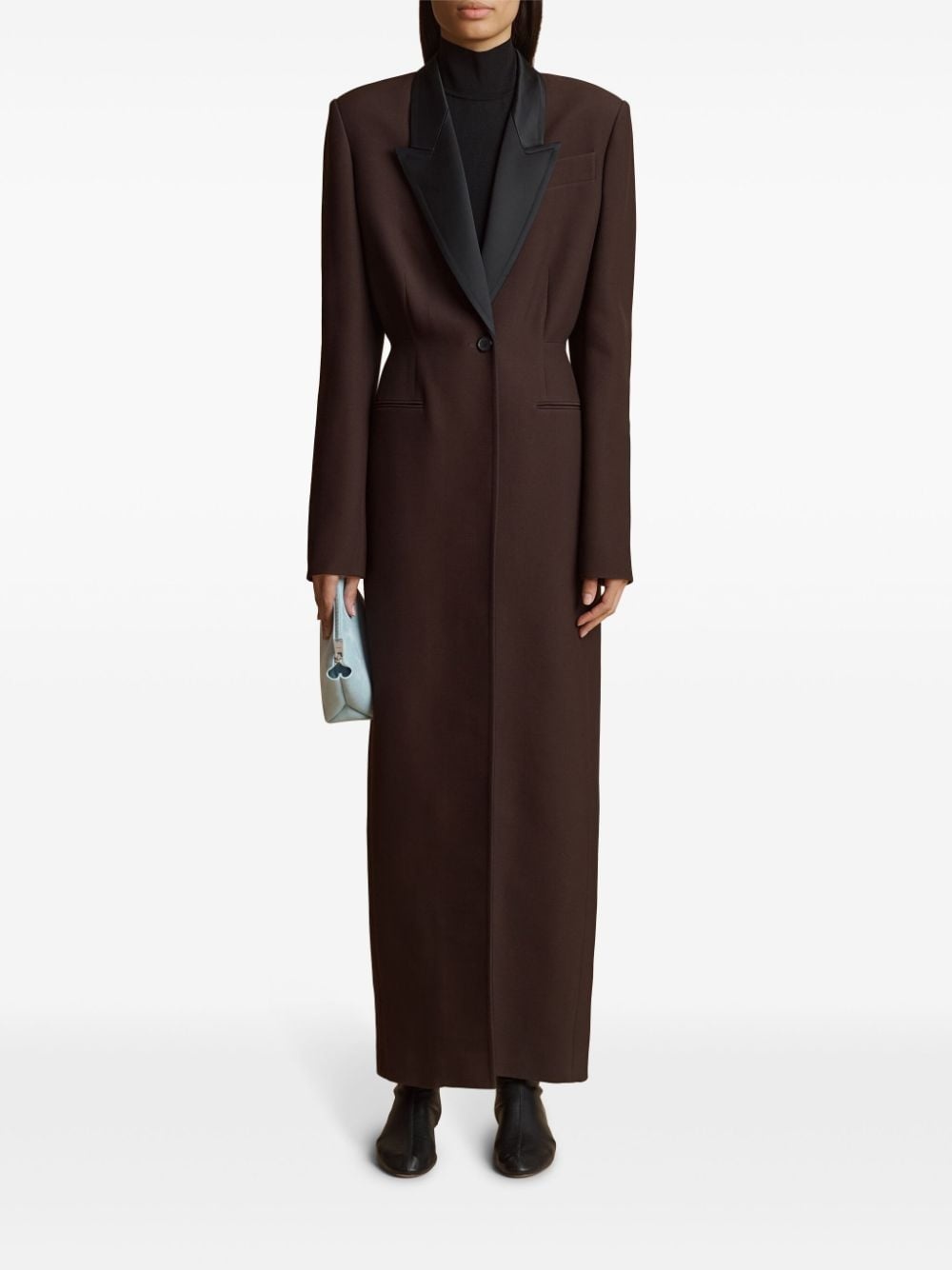 Bellow single-breasted coat - 2