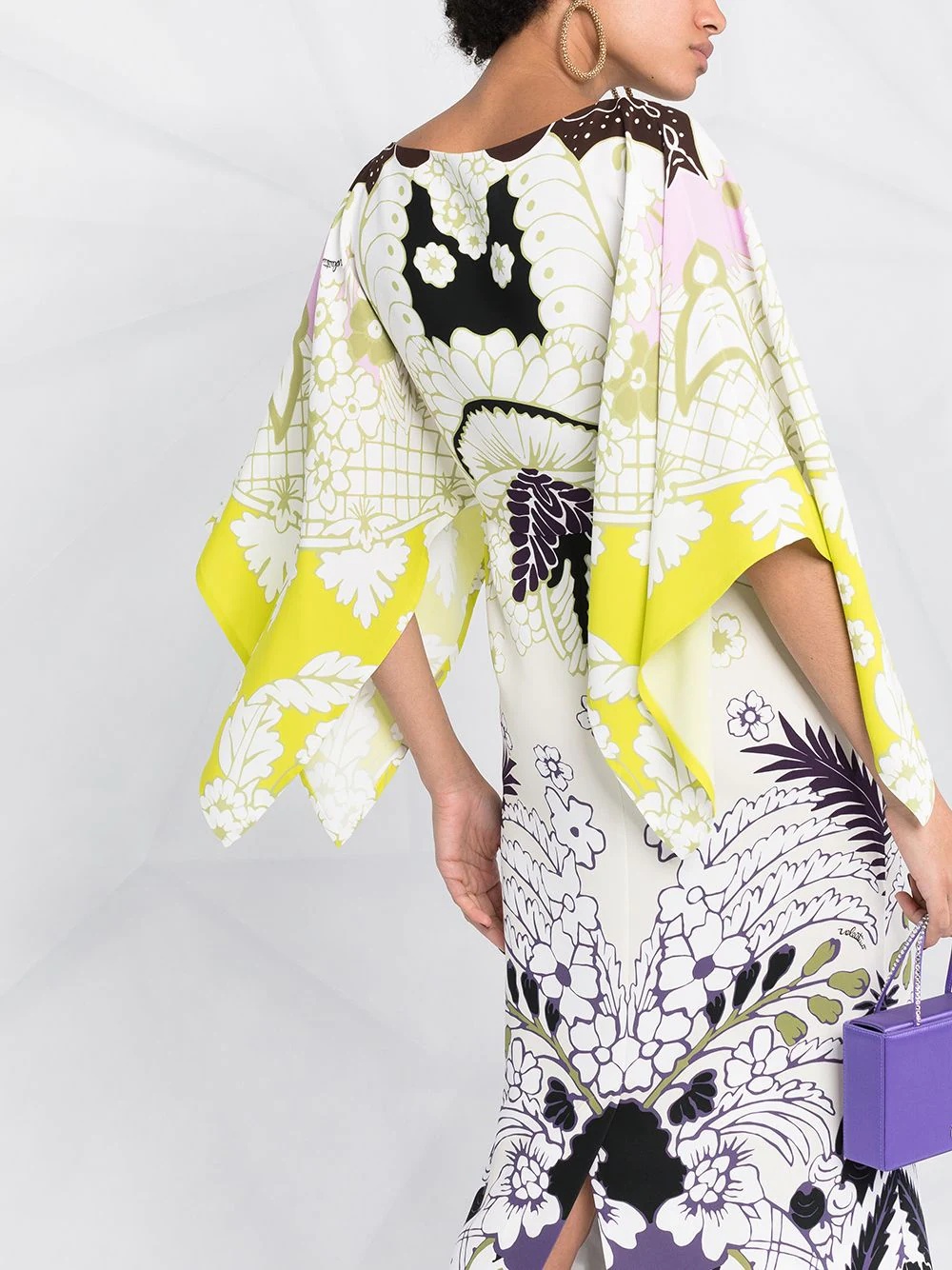 Tropical Word Arazzo kaftan dress - 3