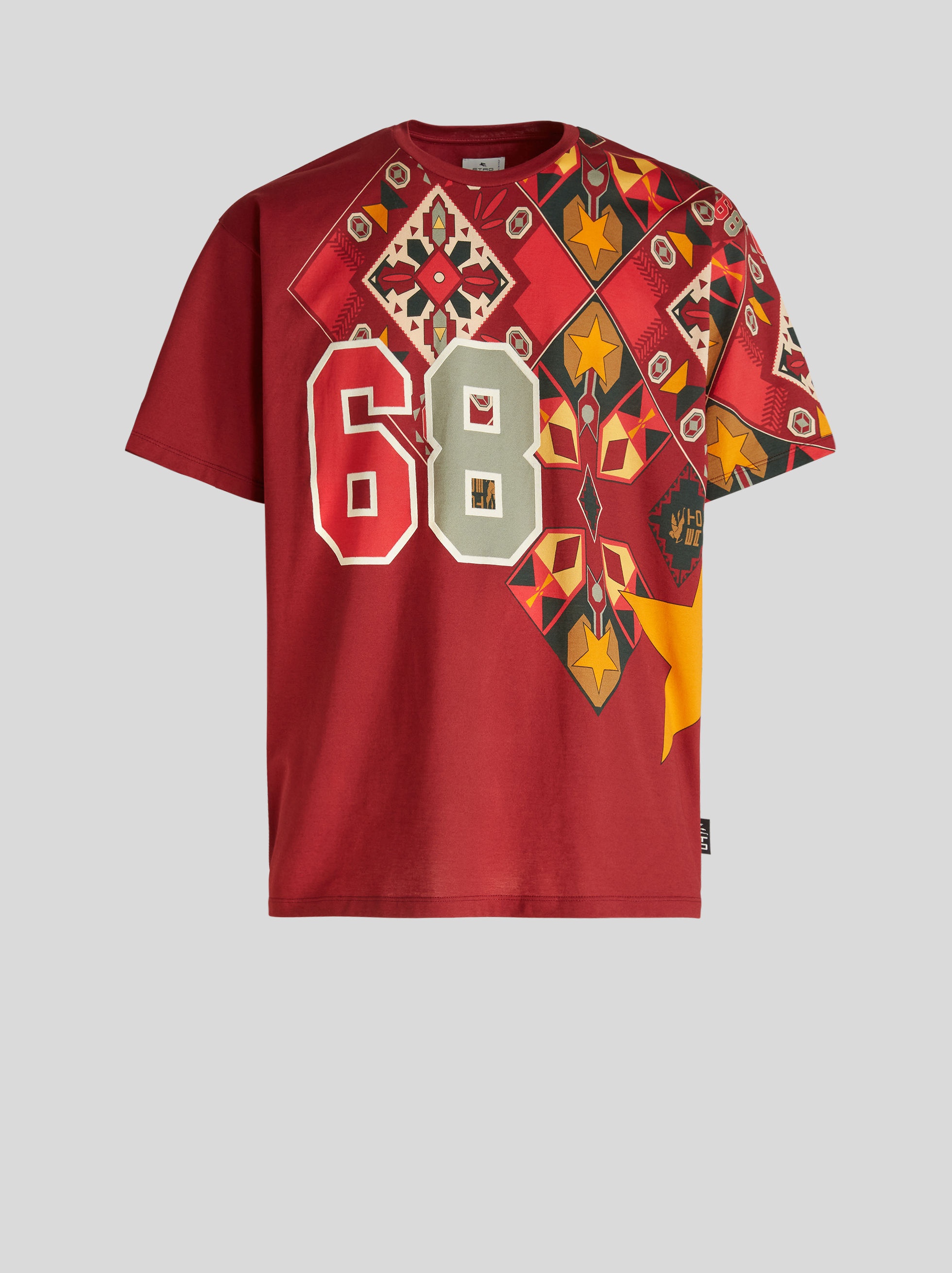 JERSEY T-SHIRT WITH A PLACED PRINT - 1
