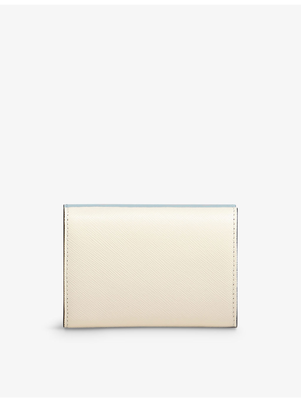 Logo-print zip-up leather wallet - 3