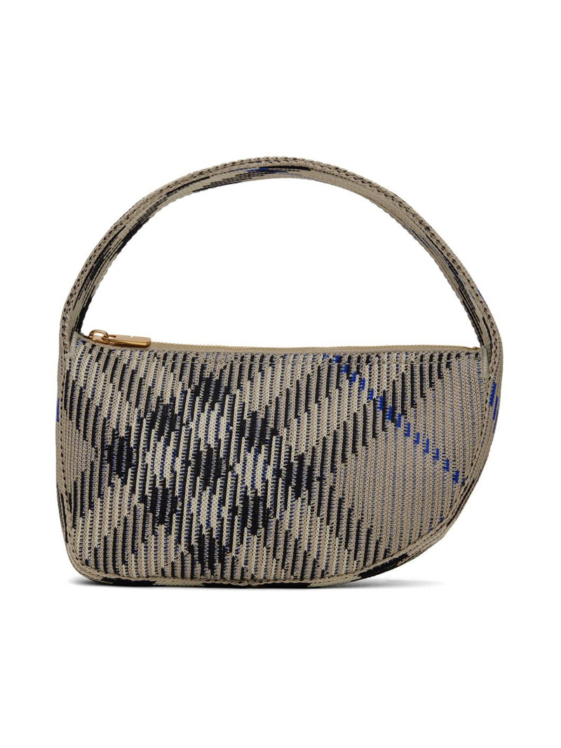 Off-White Check Mini Knitted Bag - 1
