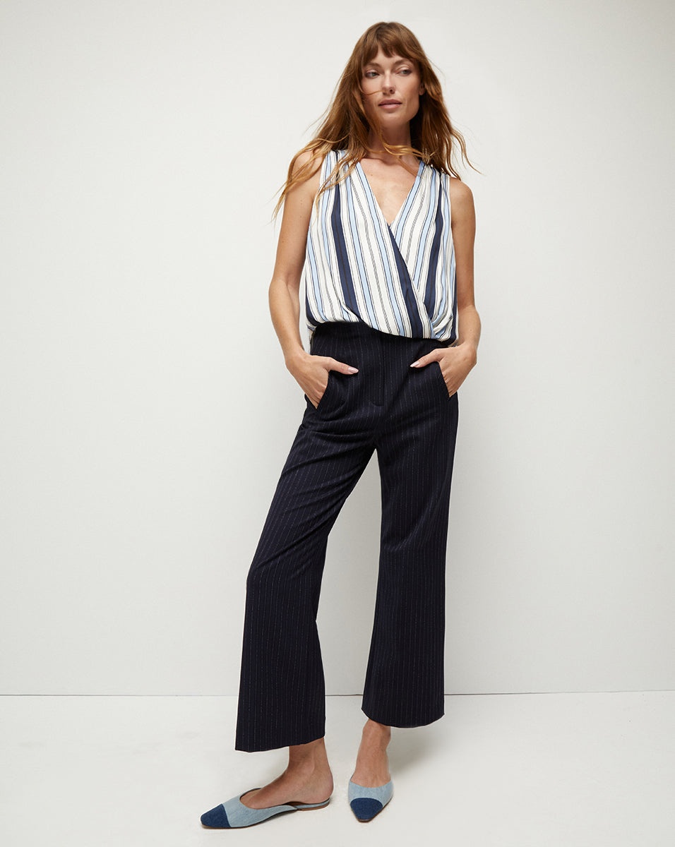 DOVA PINSTRIPED PANT - 7