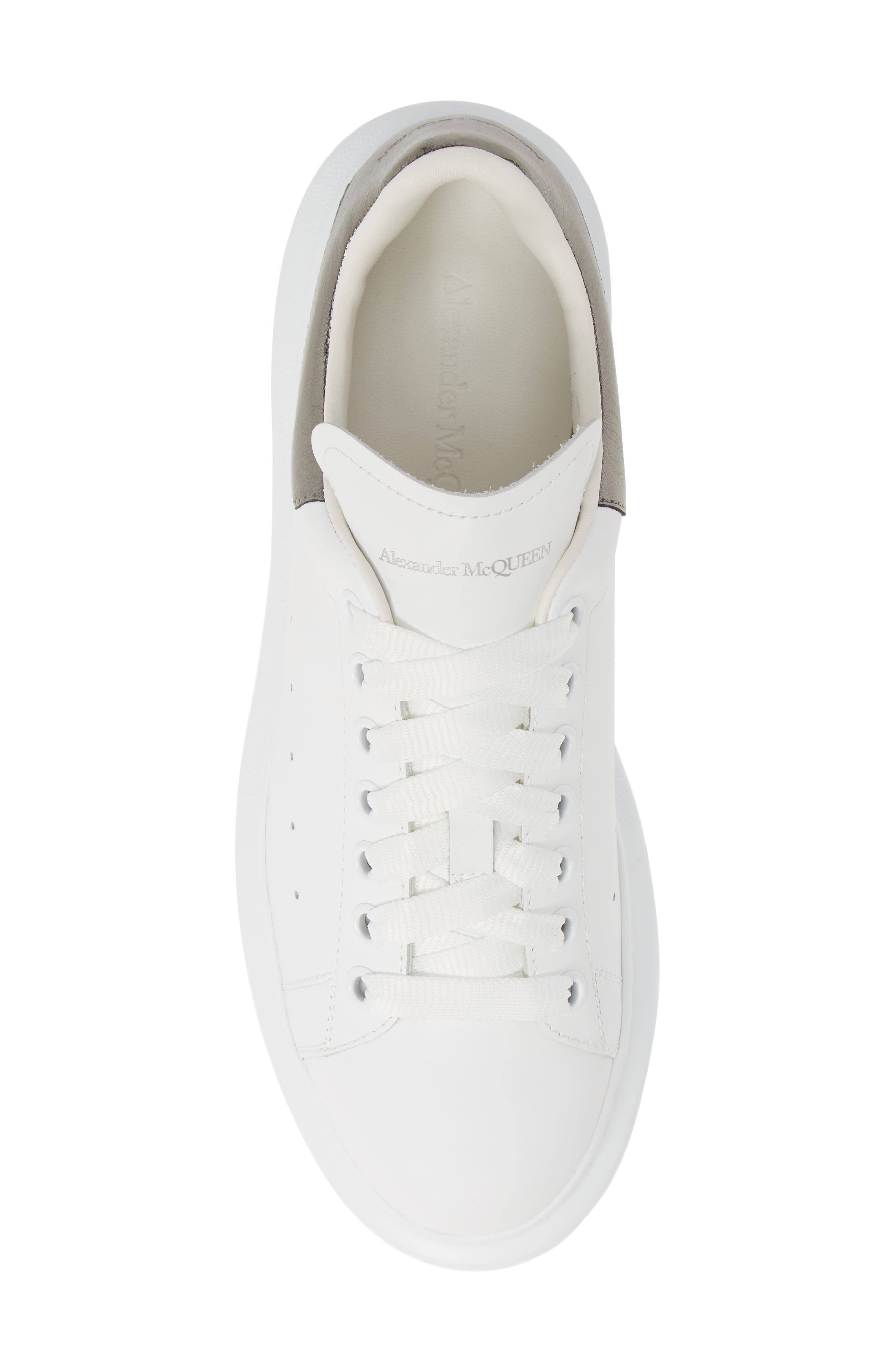 McQueen Oversized Sneaker in White/Black Pearl at Nordstrom - 5