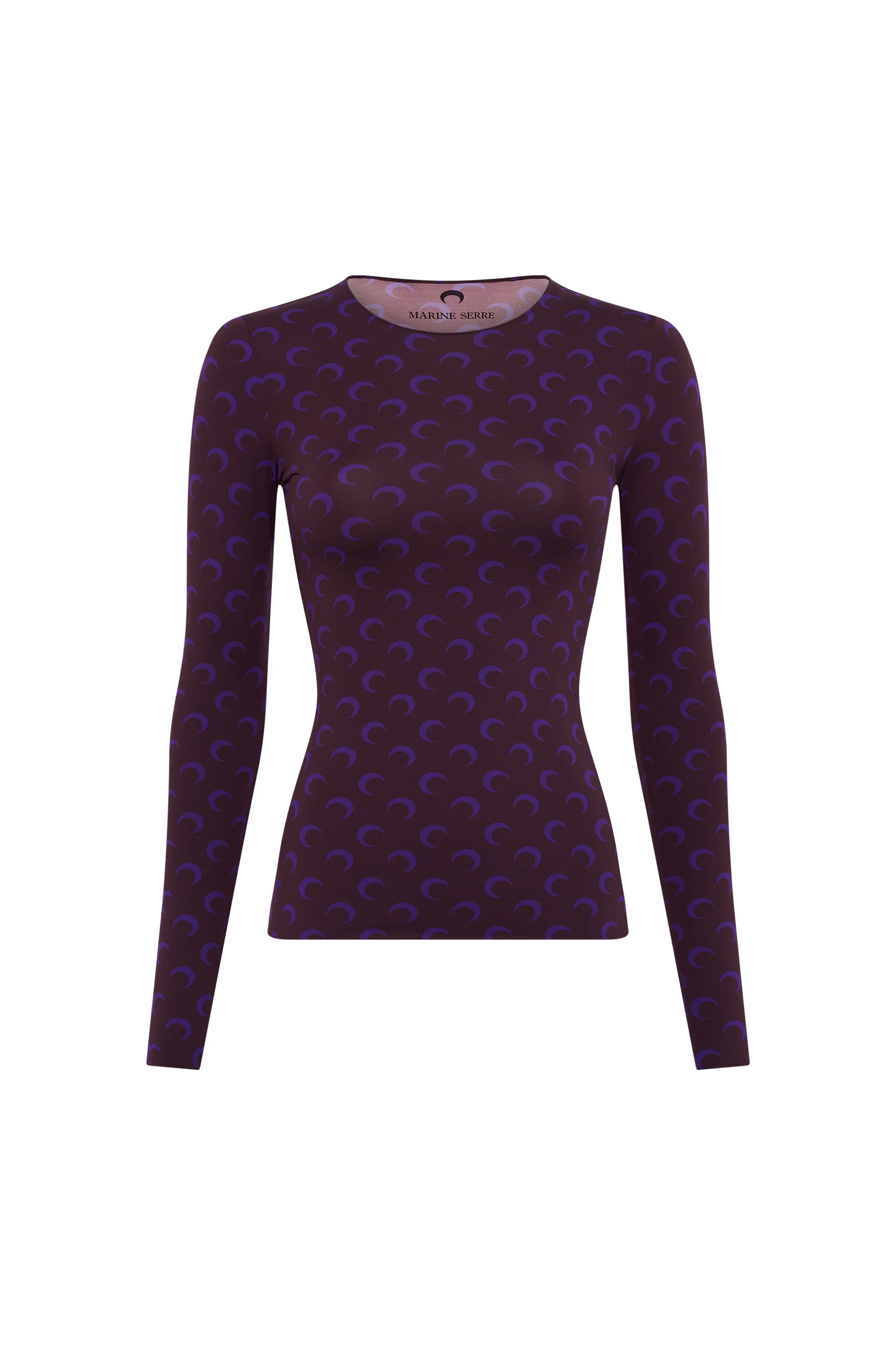 Moon Printed Jersey Ls Crewneck Top - 1
