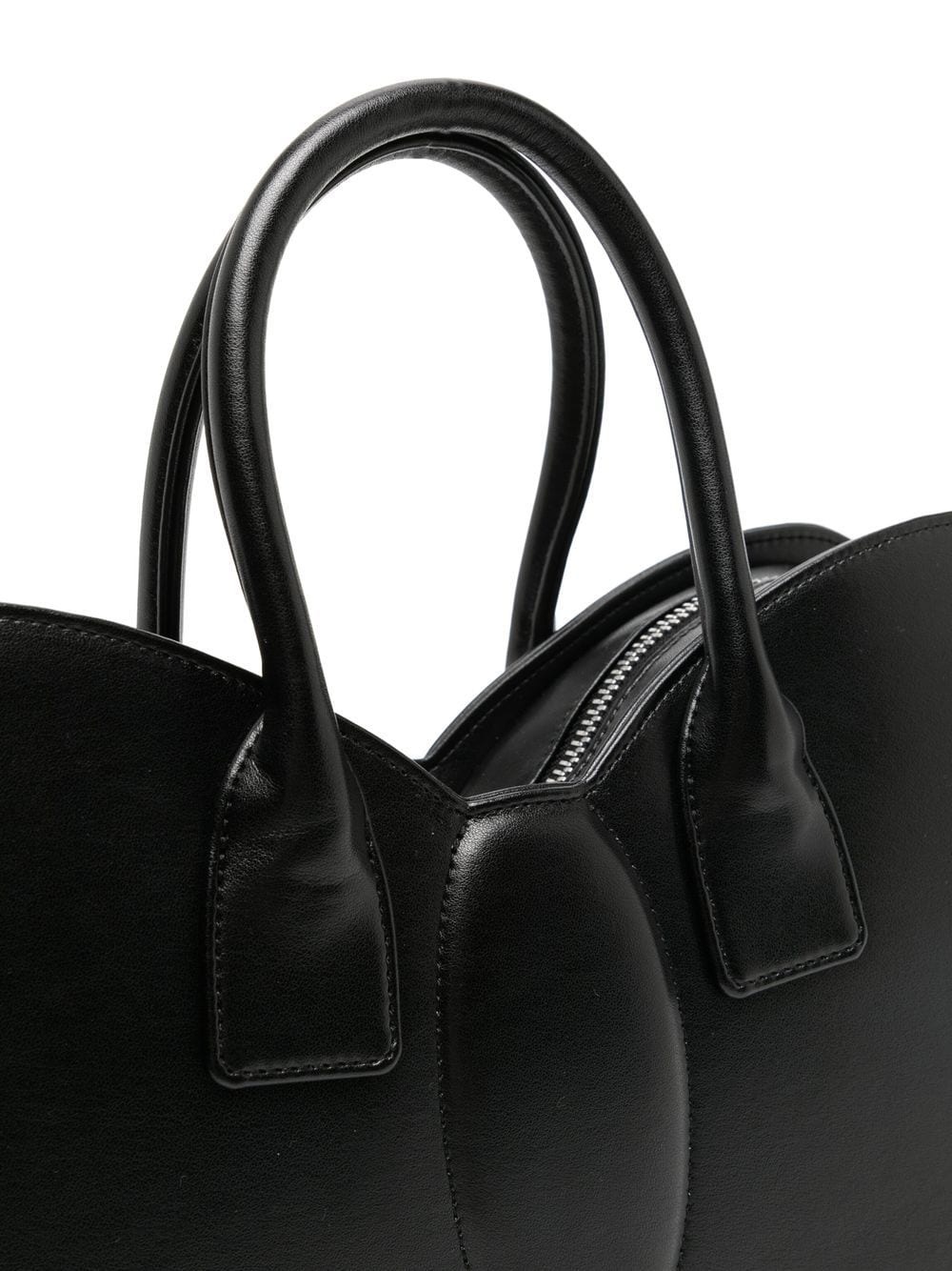 bow-shaped leather bag - 4