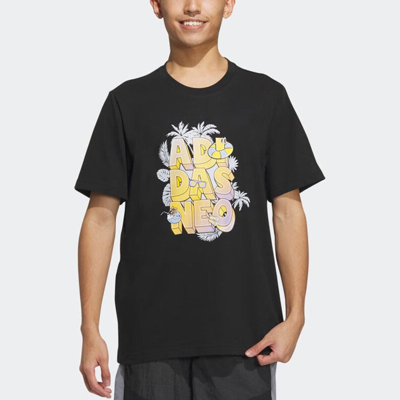 adidas adidas Originals T-Shirts 'Black' IP3885 outlook
