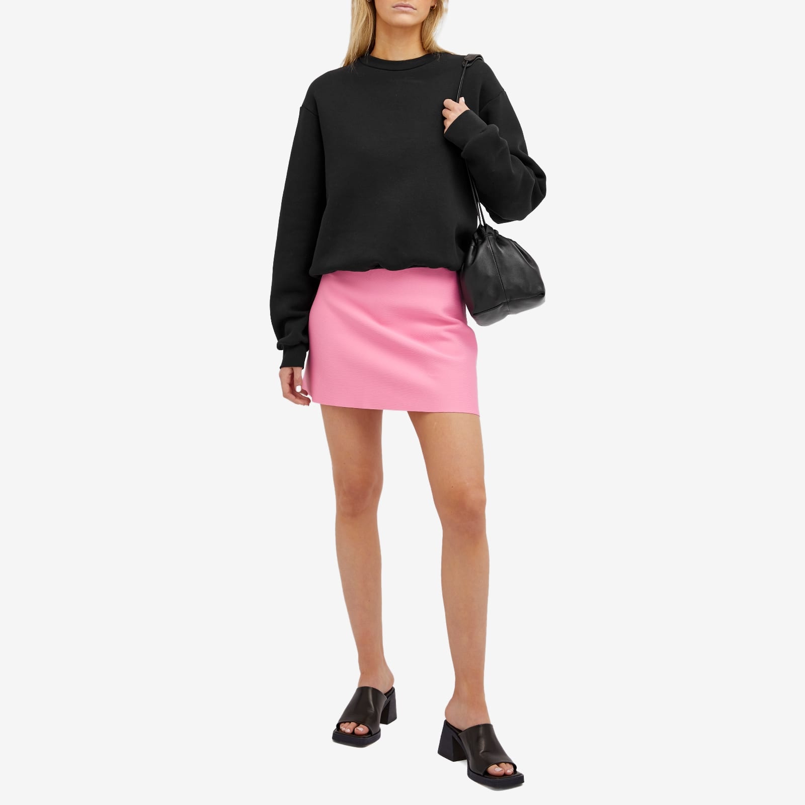 ミニスカート Jil Sander FW25 \"102 W TRIM\" SKIRT (J02MA0340 J40261 092) Jil Sander A-line high-waisted Mini Skirt | Pink | FARFETCH