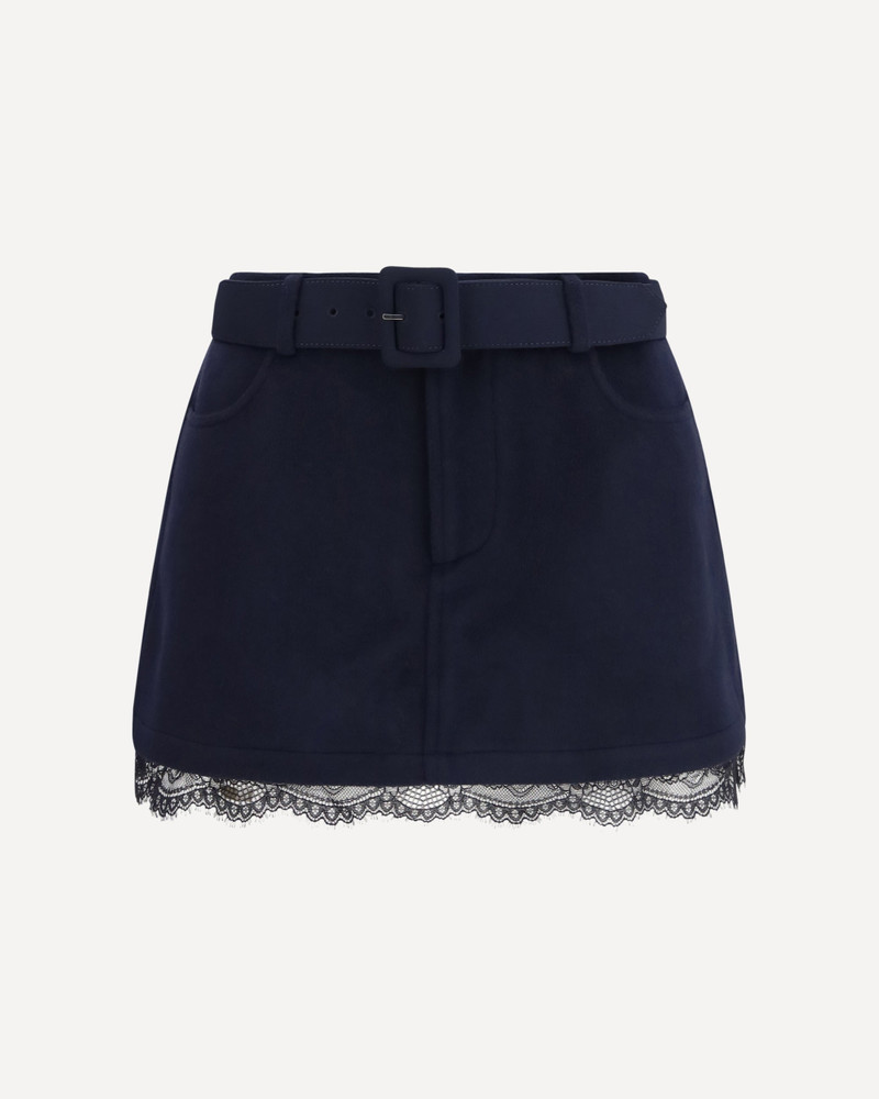 Wool Shorts with lace 1
