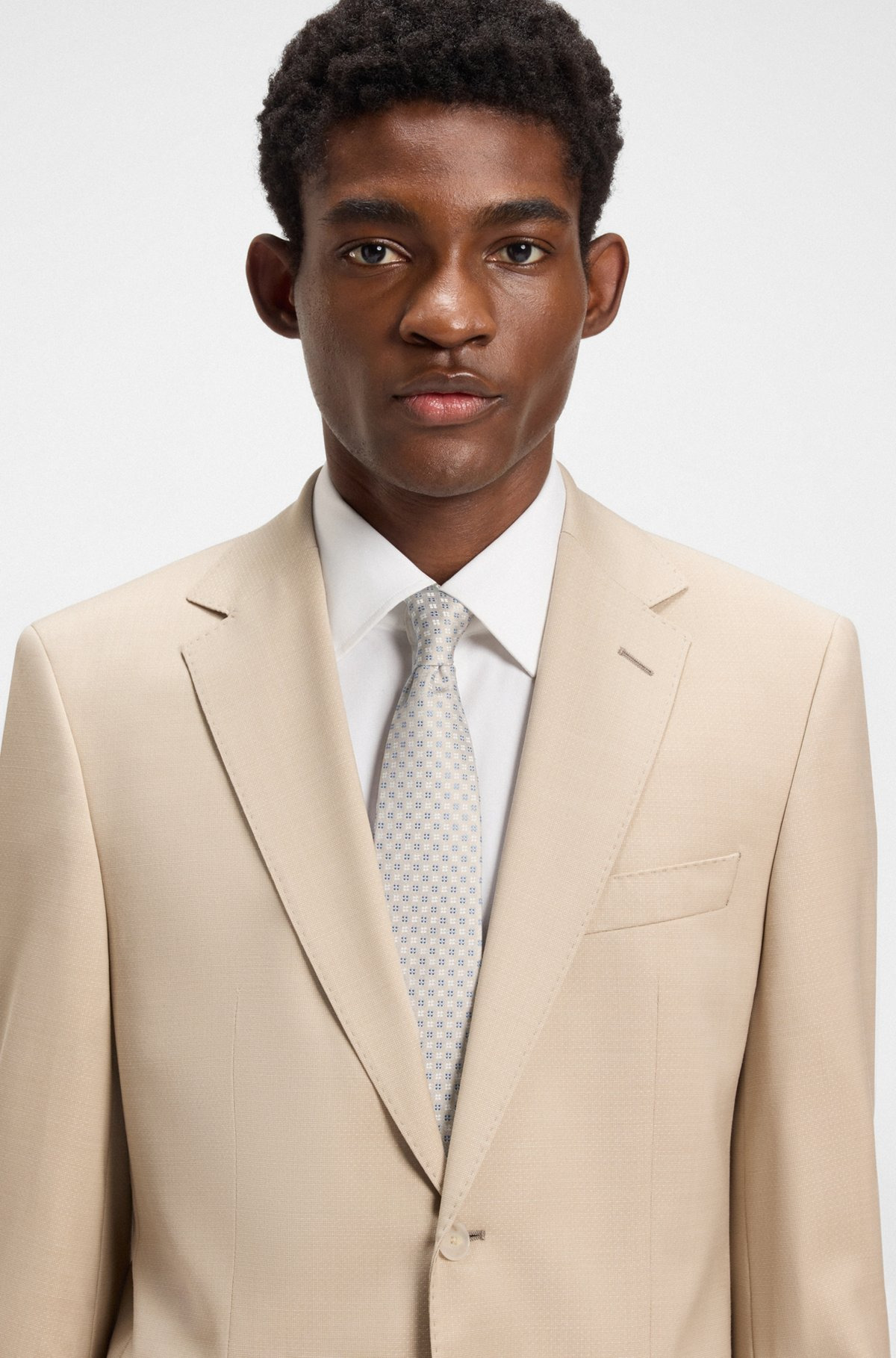 SILK-BLEND TIE WITH JACQUARD PATTERN - 2