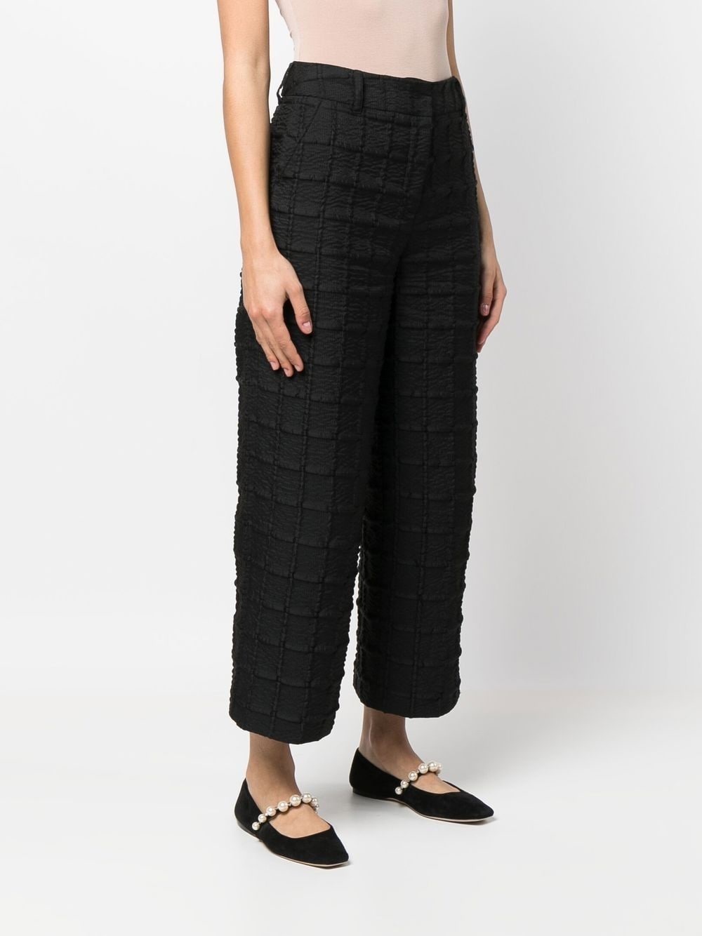 Jaylee mid-rise cropped trousers - 3