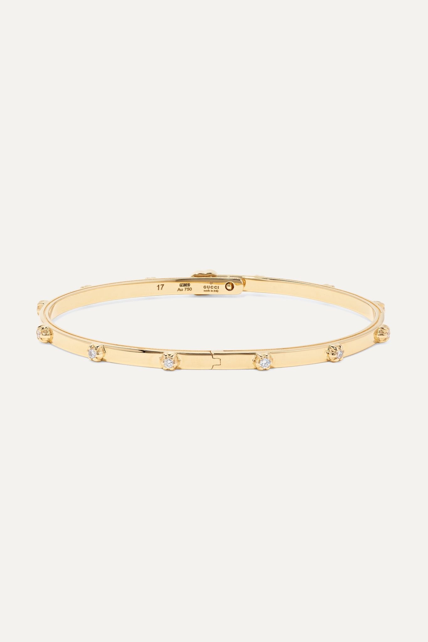 18-karat gold diamond bracelet - 3