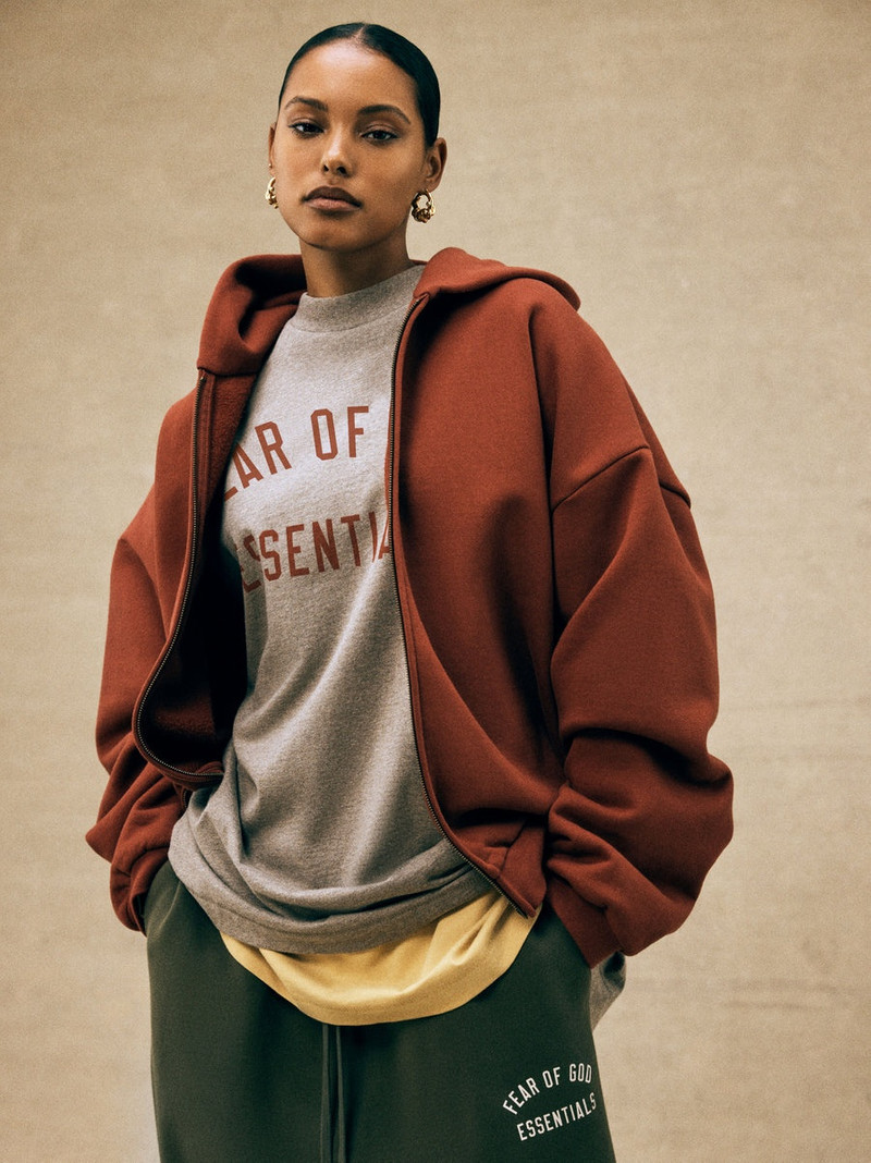 ESSENTIALS Heavy Fleece Fullzip Hoodie outlook