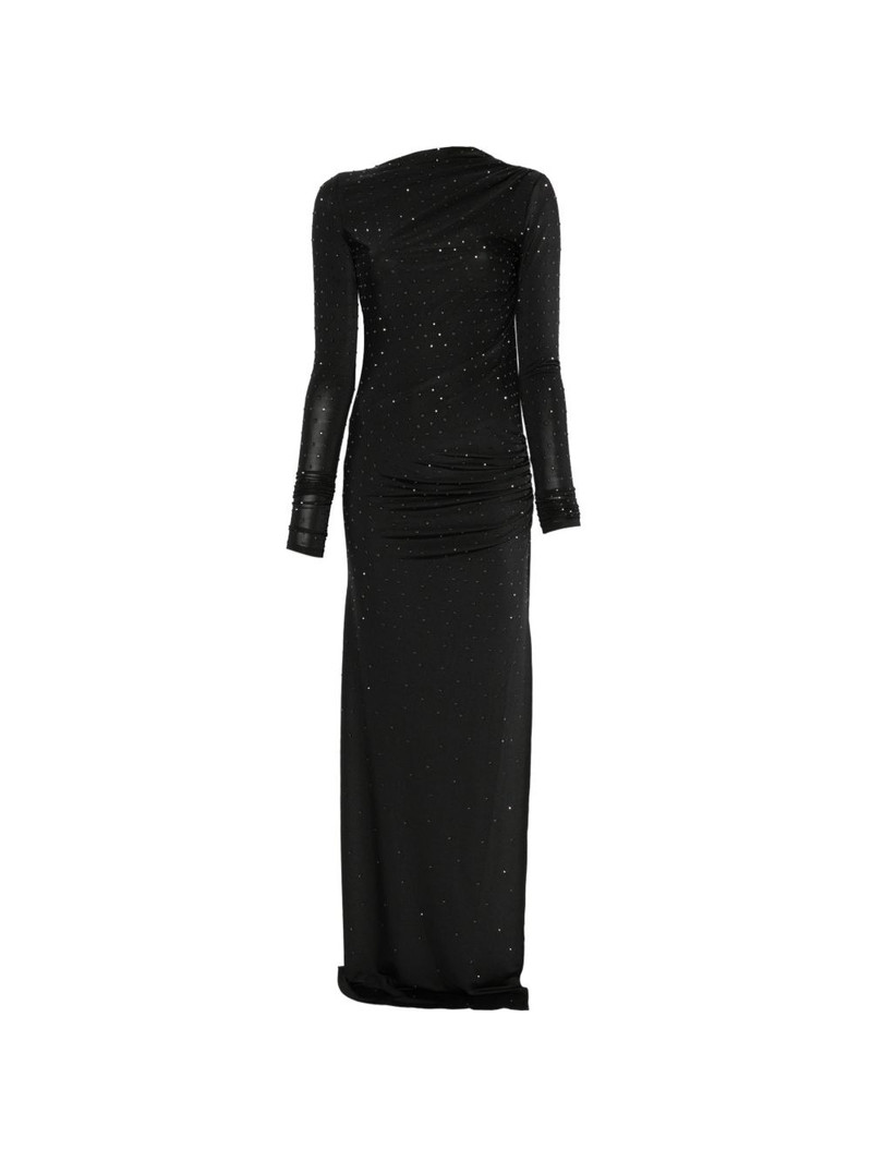 Sophie long-sleeved embellished maxi dress 1