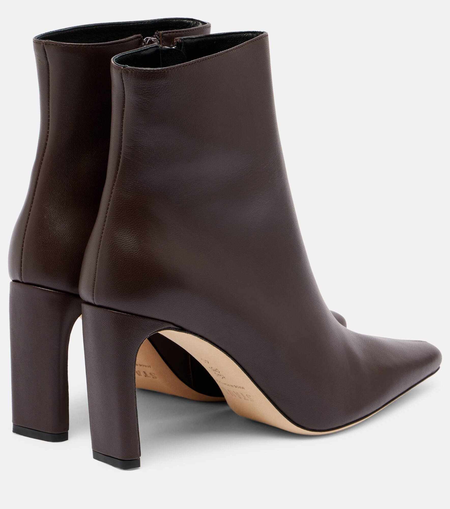 Wally 90 leather ankle boots - 2