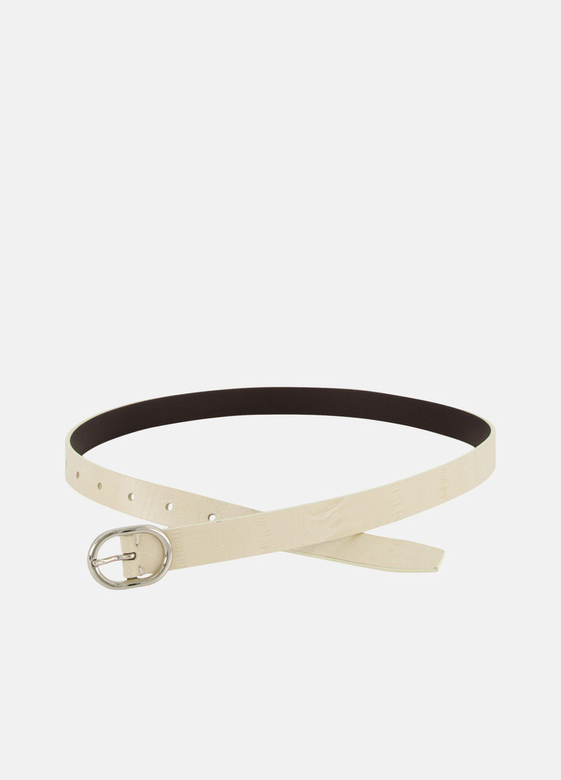 Vince Women's Avery 20mm Eel-Embossed Leather Belt outlook