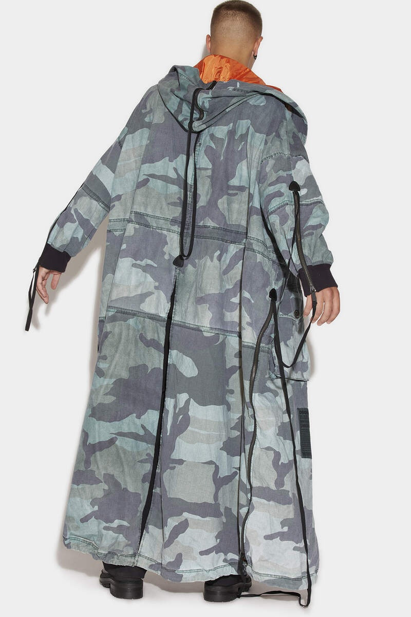 DSQUARED2 ZIP CARGO LONG PARKA outlook