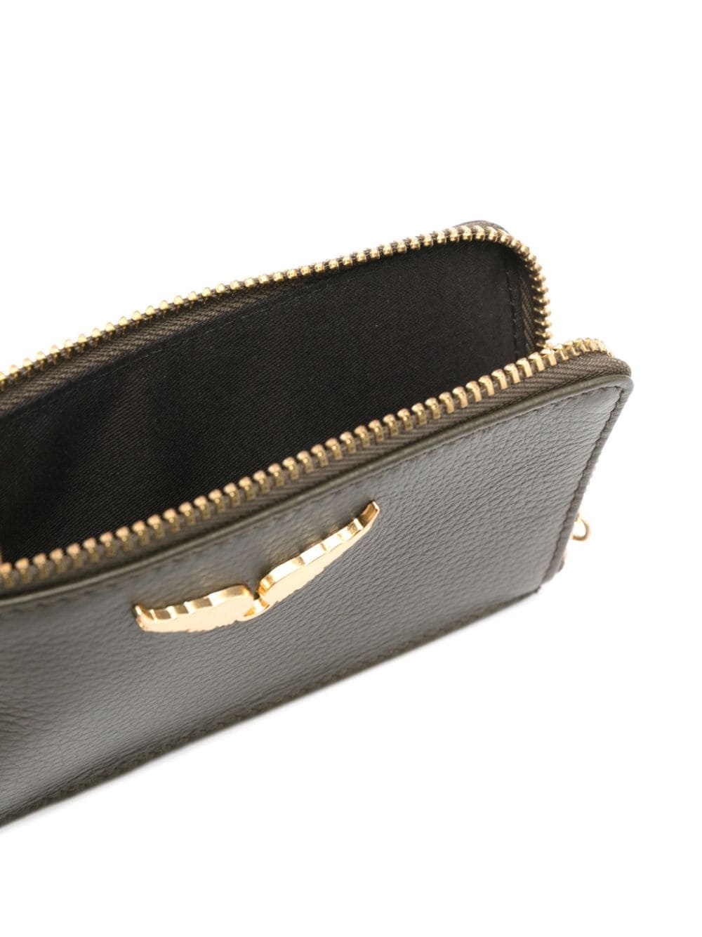 ZV Card logo-plaque leather cardholder - 3