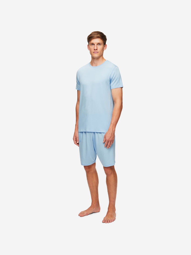 Men's T-Shirt Basel Micro Modal Stretch Sky - 3