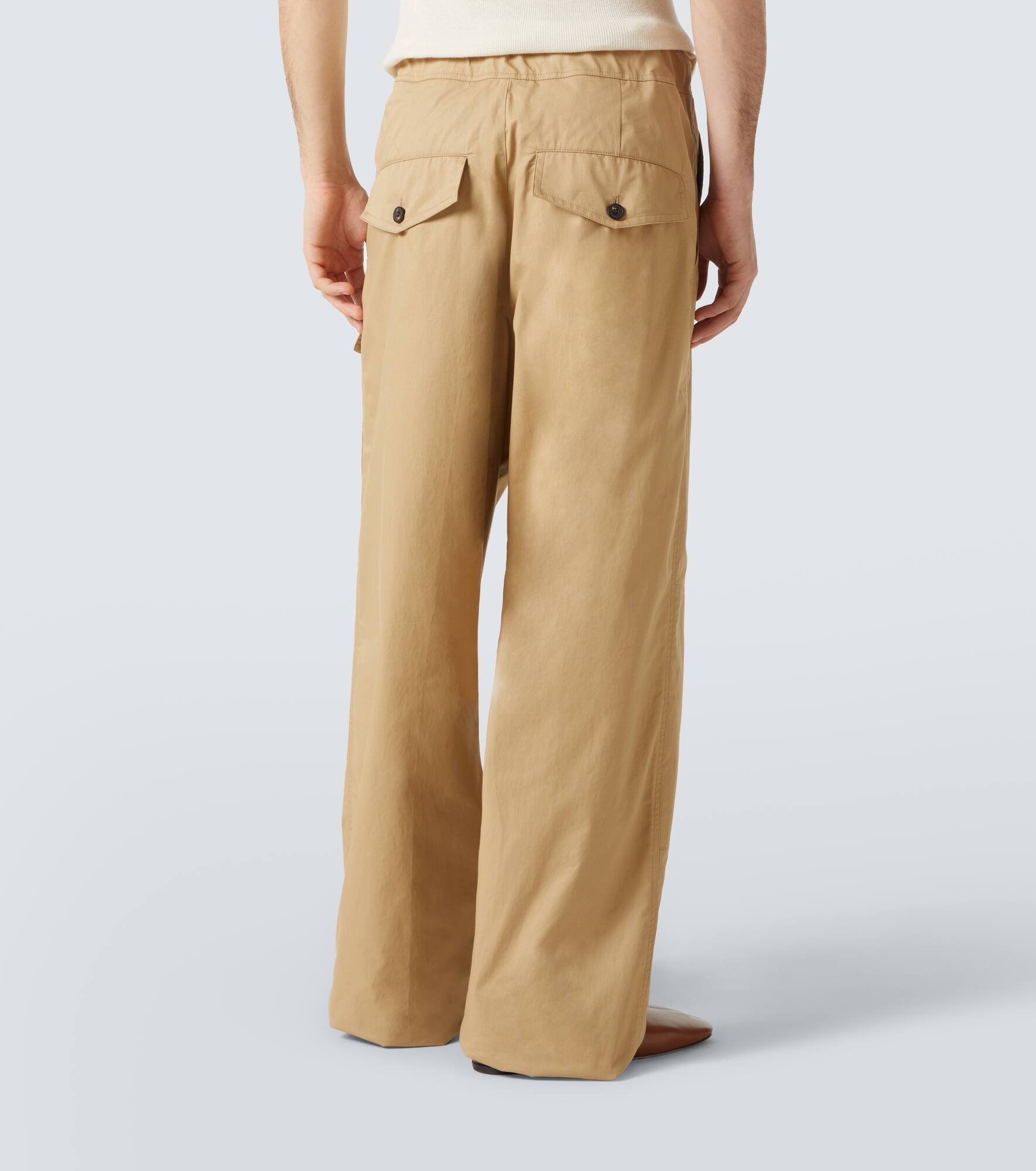 Cotton straight pants - 4