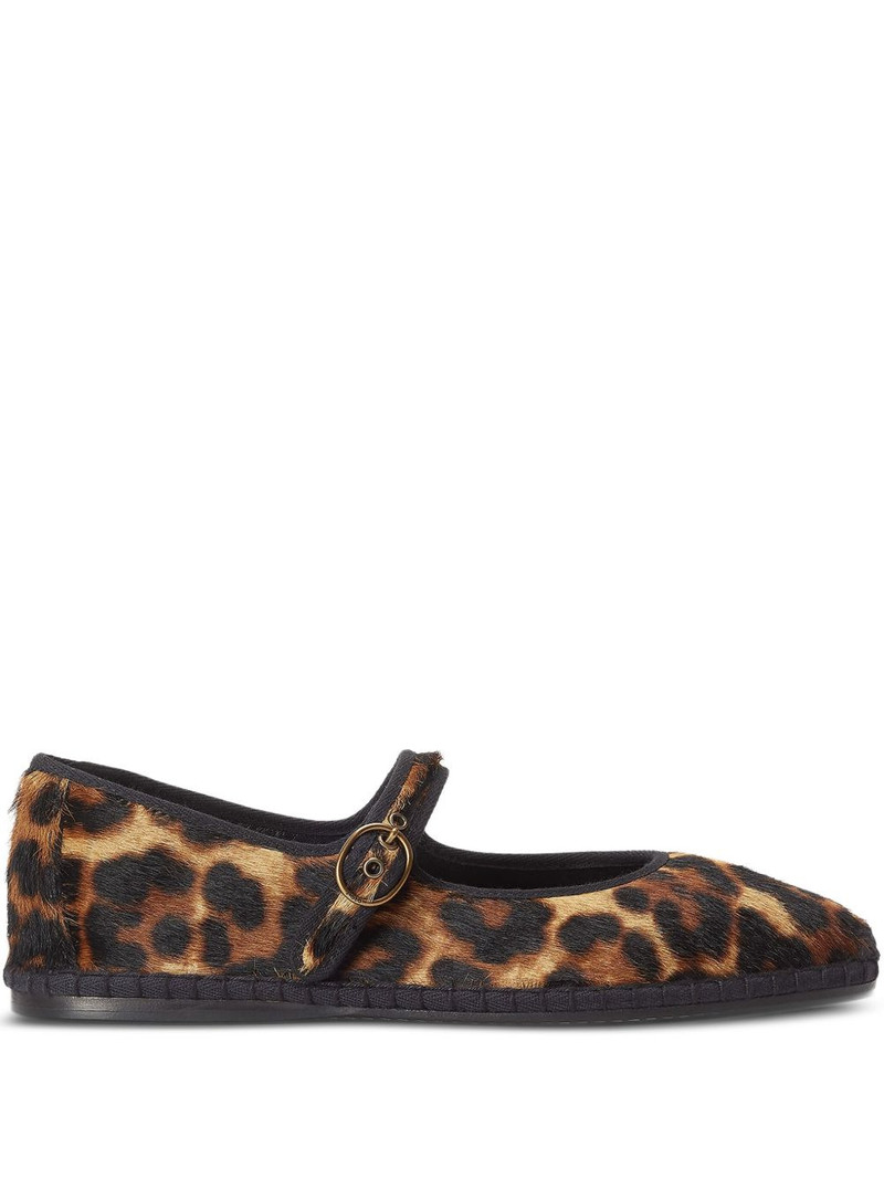 leopard-print ballet flats 1