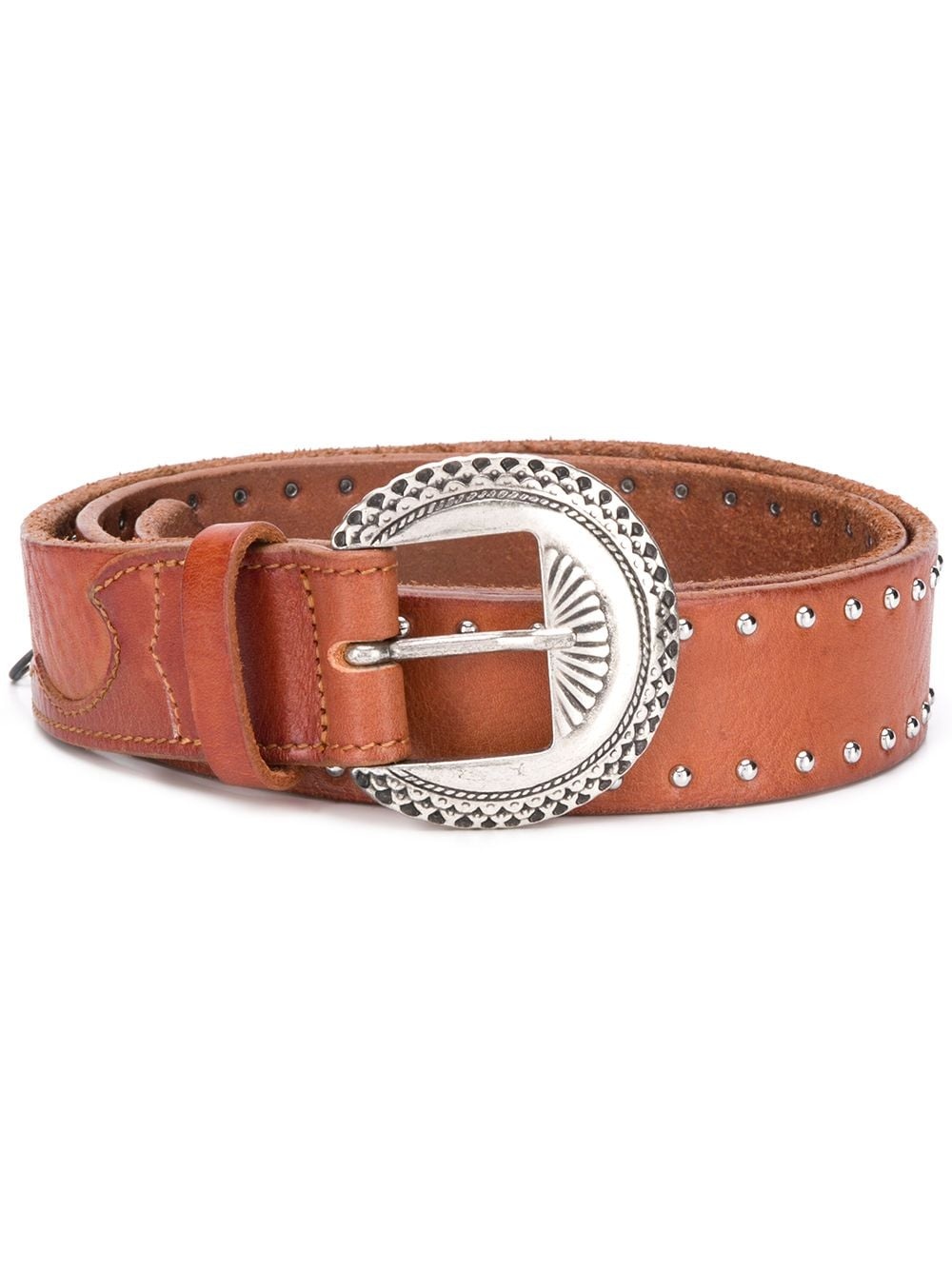 stud-embellished buckle belt - 1