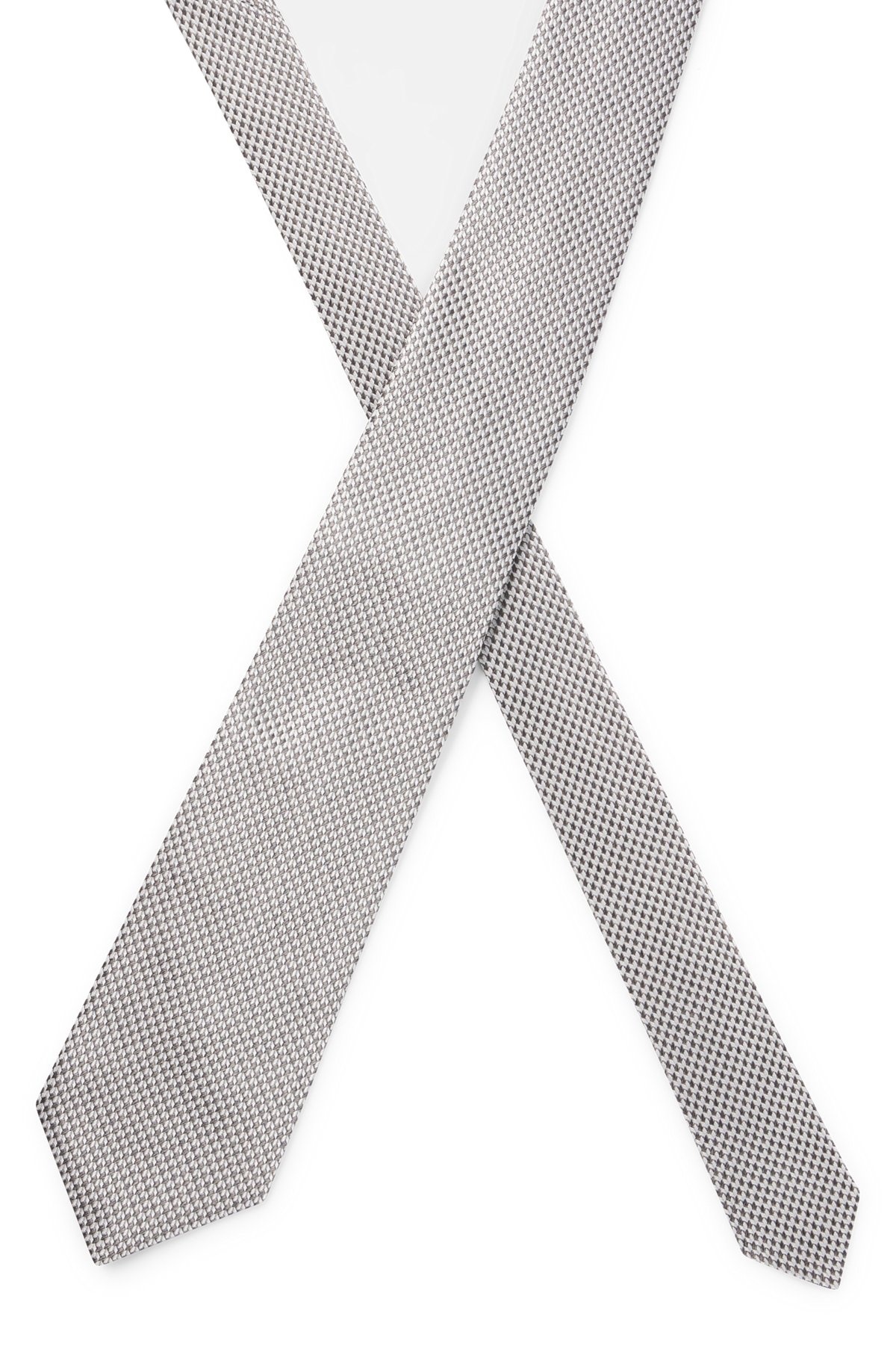 PATTERNED TIE IN ITALIAN-MADE SILK JACQUARD - 4