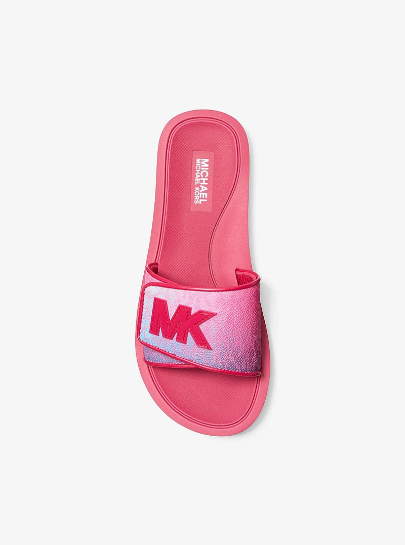 Palmer Ombré Signature Logo Slide Sandal 3