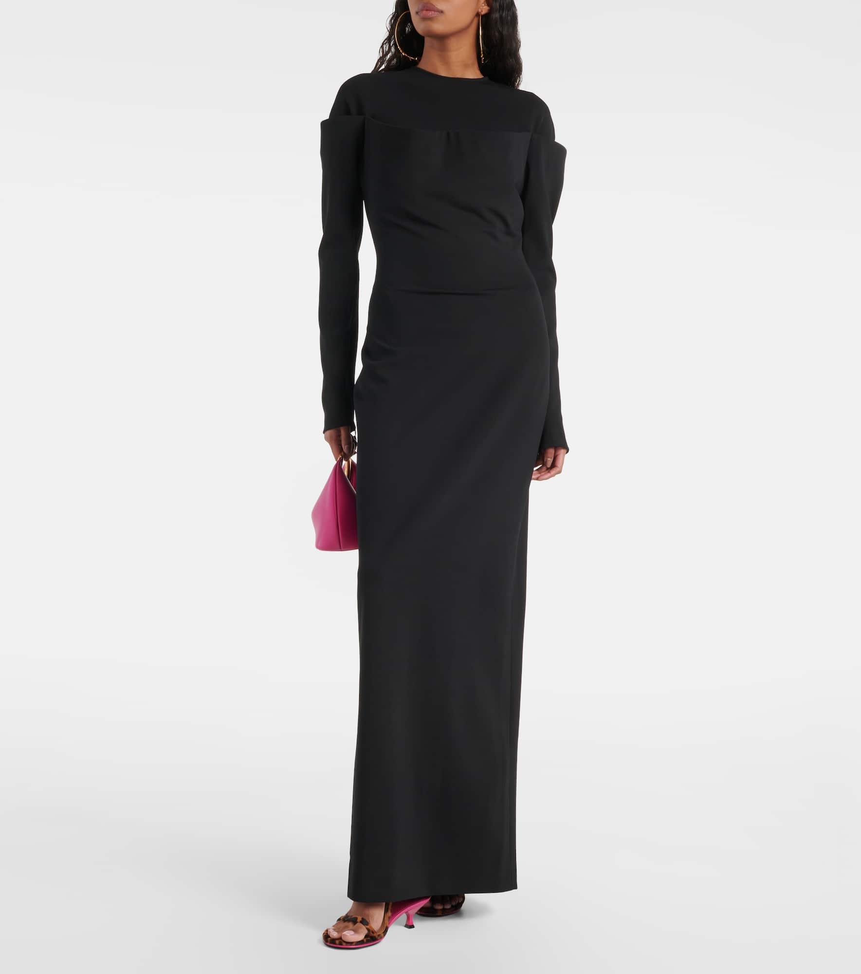 Sabre jersey maxi dress - 2