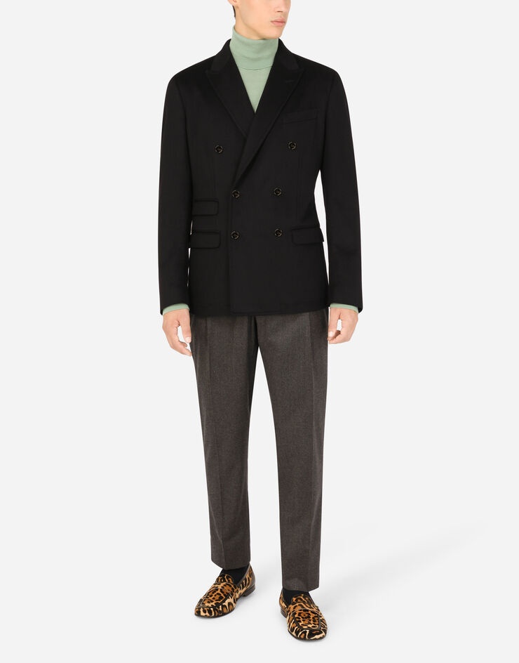 Deconstructed double-breasted cashmere jacket - 6