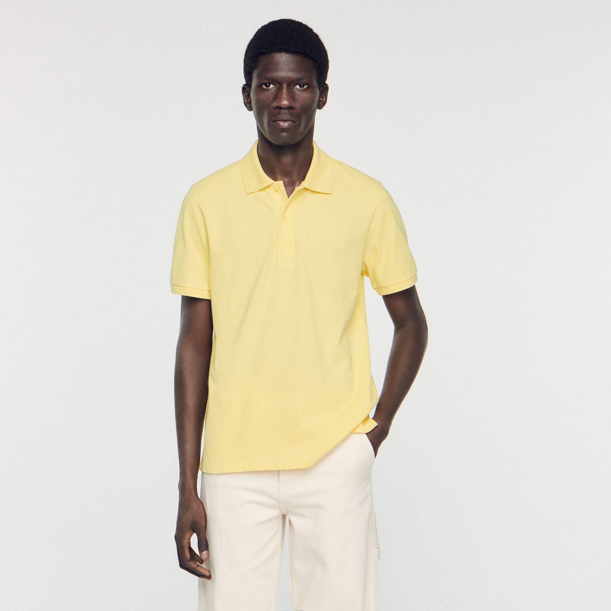 Rubber logo polo shirt - 5