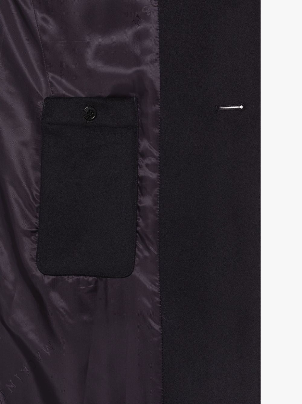 NEW STANLEY NAVY WOOL & CASHMERE COAT - 6