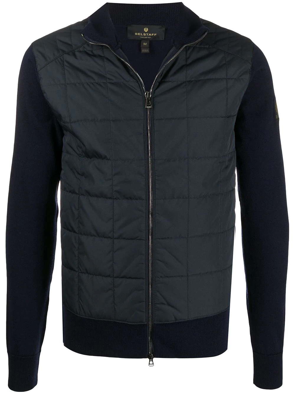 panelled padded jacket - 1