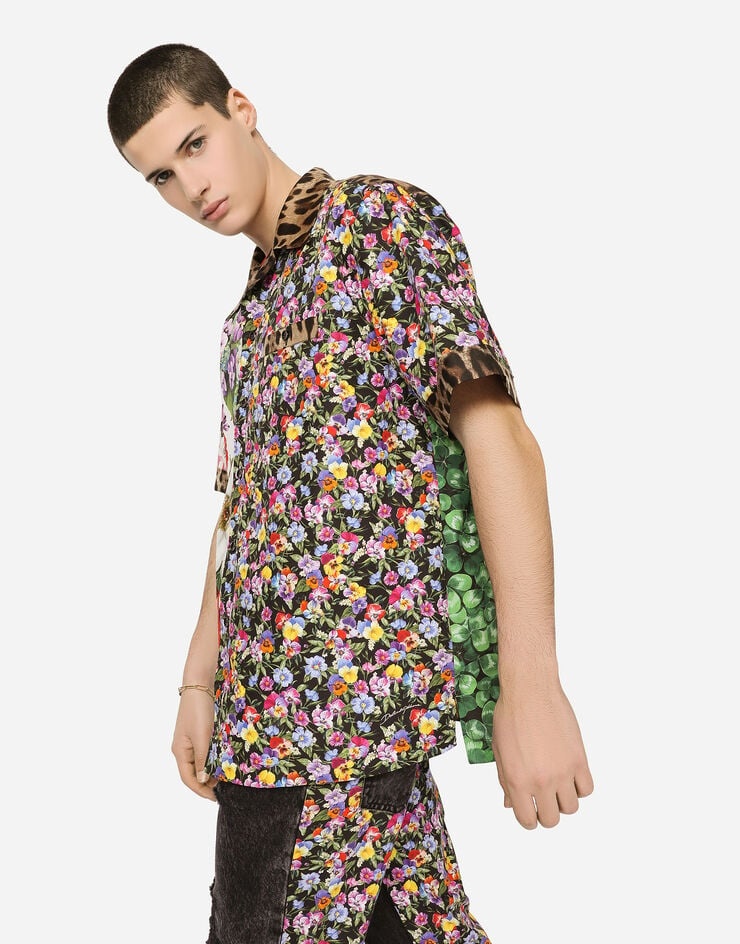 Floral-print cotton Hawaiian shirt - 5