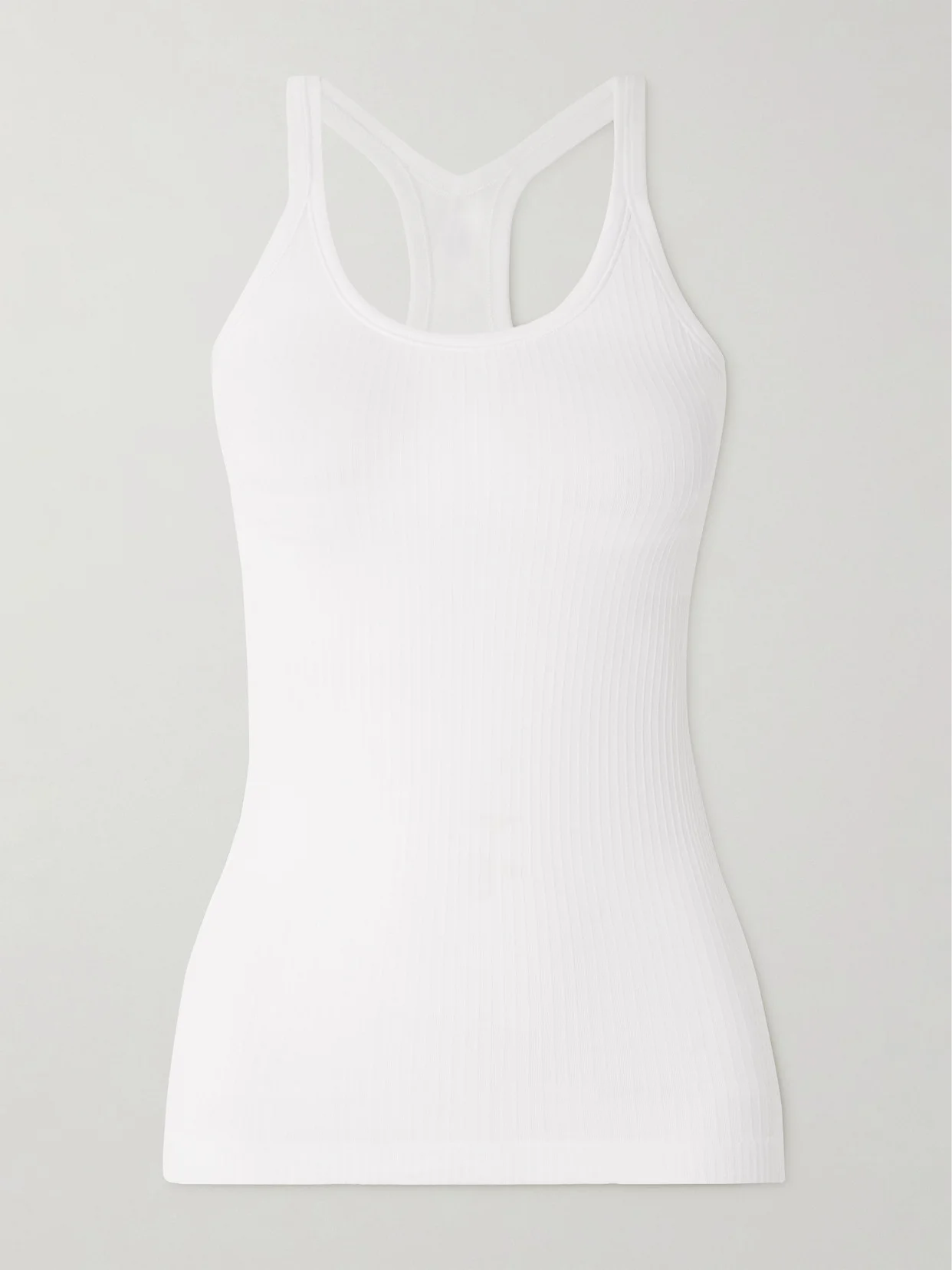 Yoga Ebb To Street Ribbed Stretch-jersey Tank - 1