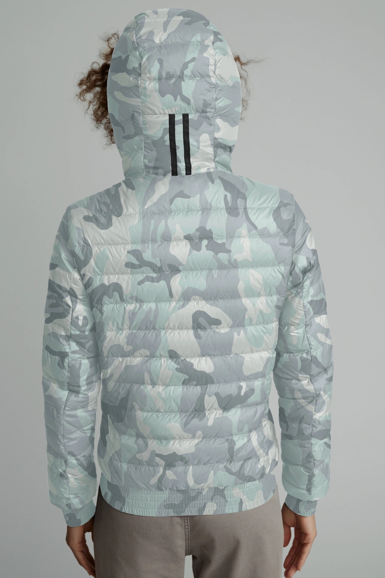 WOMEN'S RICHMOND DOWN HOODY BLACK LABEL PRINT - 5