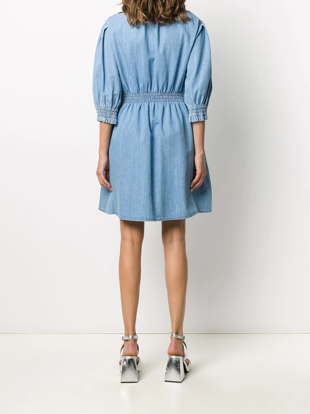 denim shirt dress - 4