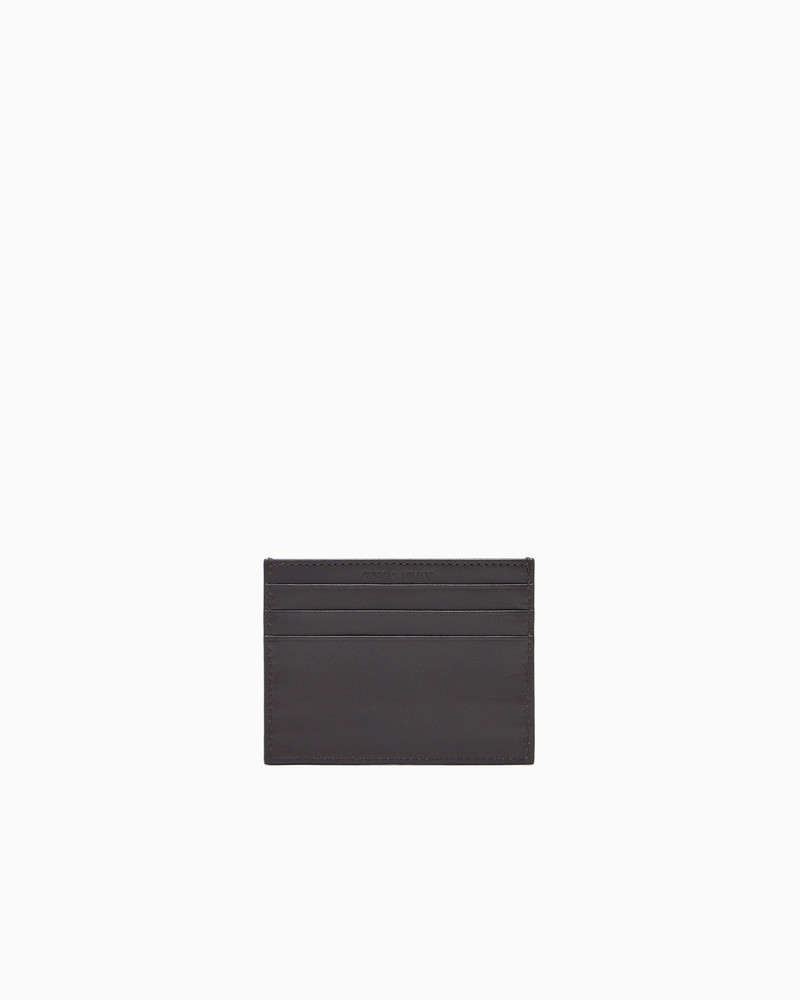 GIORGIO ARMANI NAPPA LEATHER CARD HOLDER outlook