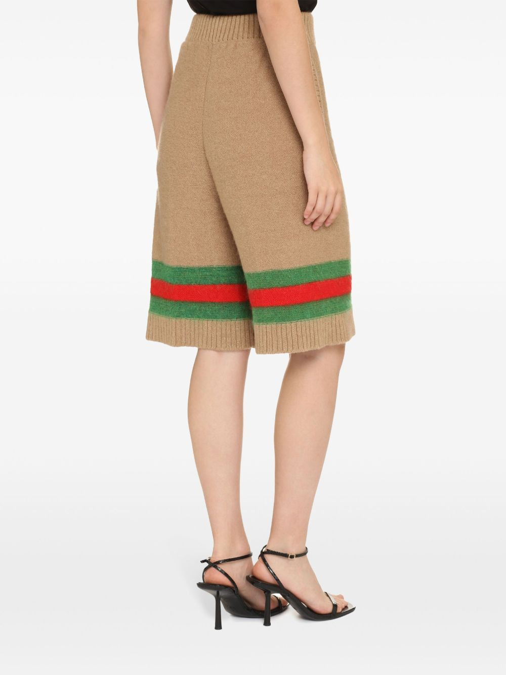 Web stripe-jacquard shorts - 2