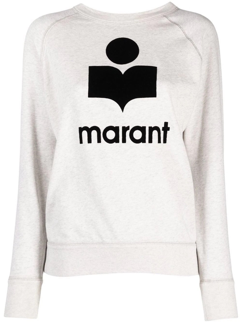 logo-print crew-neck sweatshirt 1