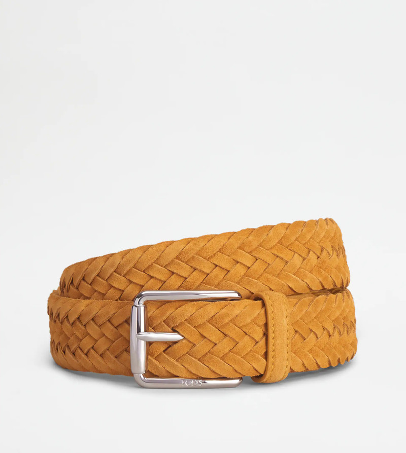 BELT IN SUEDE - YELLOW 1
