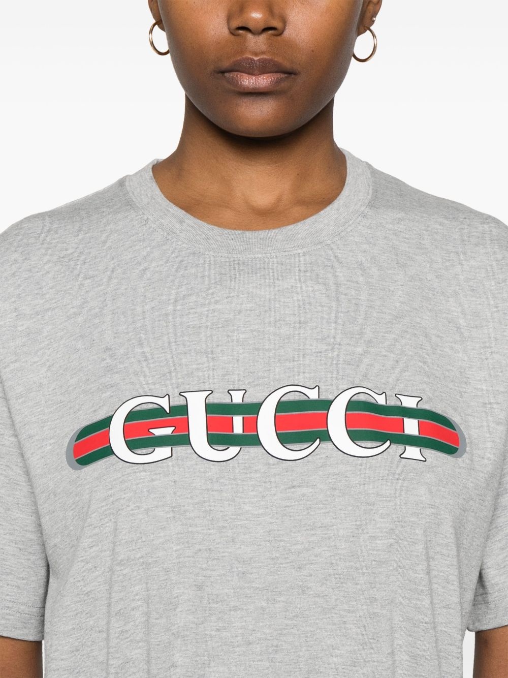 logo-print T-shirt - 5