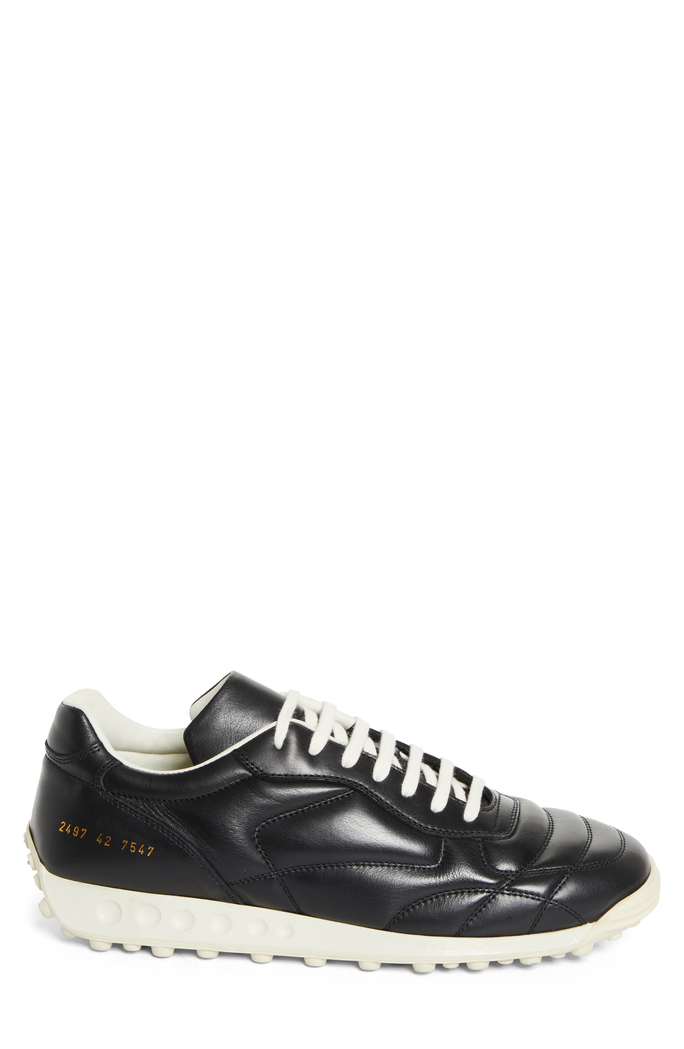 Common Projects Soccer Quilted Sneaker in Black at Nordstrom - 3