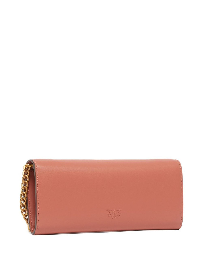 PINKO chain-strap leather wallet outlook
