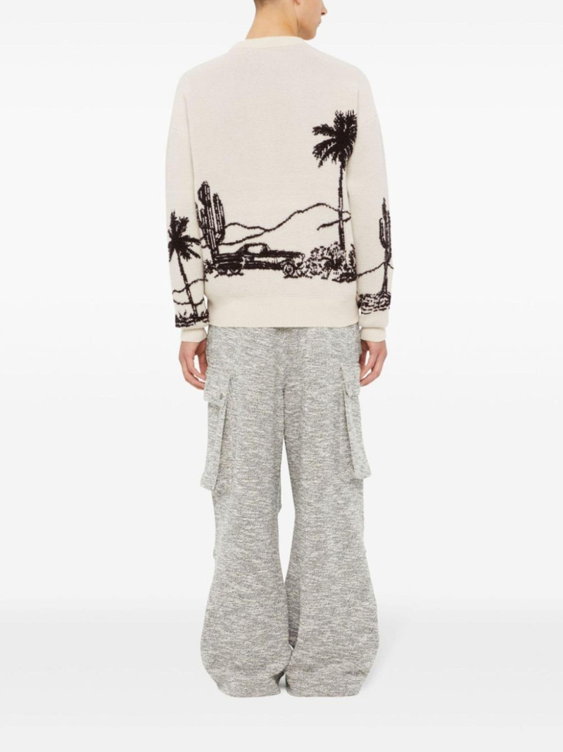 desert print-knitted jumper 5